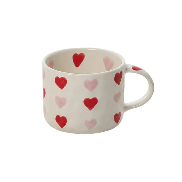 Red and Pink Heart Mug