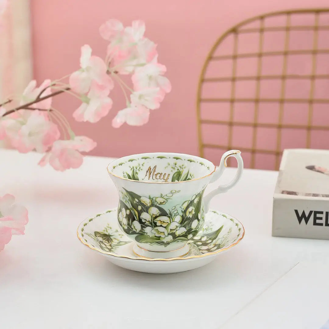 Royal Albert January Flower of the sale Month Tea Cup & Saucer